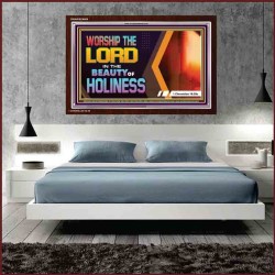 BEAUTY OF HOLINESS   Framed Religious Wall Art    (GWARISE9459)   
