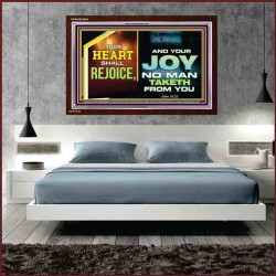 YOUR HEART SHALL REJOICE   Christian Wall Art Poster   (GWARISE9464)   "33x25"