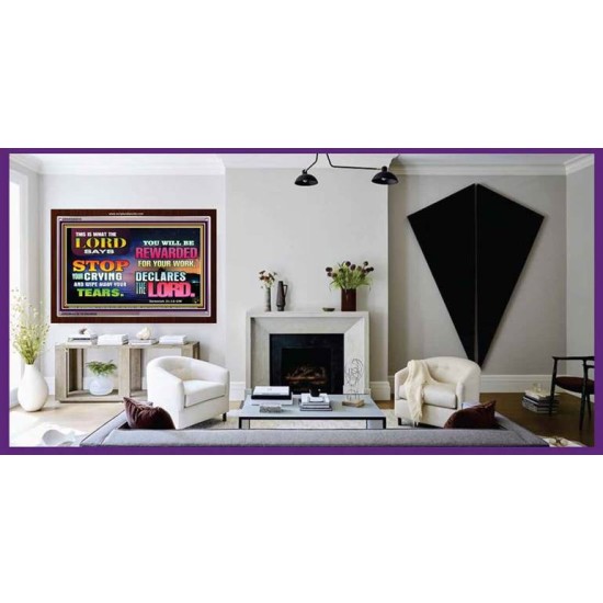 WIPE AWAY YOUR TEARS   Framed Sitting Room Wall Decoration   (GWARISE8918)   