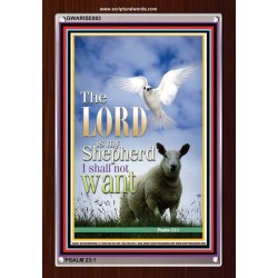 THE LORD IS MY SHEPHERD   Frame Bible Verse   (GWARISE003)   
