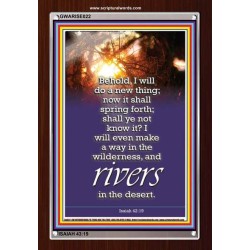 A NEW THING DIVINE BREAKTHROUGH   Printable Bible Verses to Framed   (GWARISE022)   