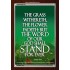 THE WORD OF GOD STAND FOREVER   Framed Scripture Art   (GWARISE103)   "25x33"