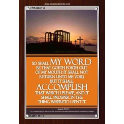 THE WORD OF GOD    Bible Verses Poster   (GWARISE114)   