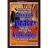 THY TABERNACLE SHALL BE IN PEACE   Encouraging Bible Verses Frame   (GWARISE1275)   "25x33"