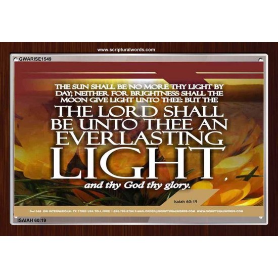 AN EVERLASTING LIGHT   Scripture Wall Art   (GWARISE1549)   