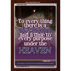 THERE IS A SEASON   Bible Verses  Picture Frame Gift   (GWARISE1655)   