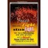 WALK IN THE LIGHT   Frame Bible Verses Online   (GWARISE1674)   "25x33"