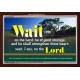 WAIT ON THE LORD   Contemporary Wall Decor   (GWARISE270)   