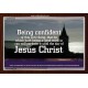 BE CONFIDENT IN JESUS CHRIST   Wall Dcor   (GWARISE273)   