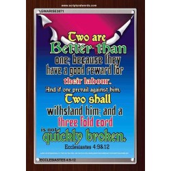 TWO ARE BETTER THAN ONE   Bible Scriptures on Forgiveness Frame   (GWARISE3071)   