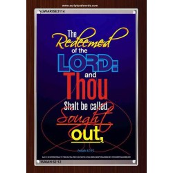 THOU SHALL BE CALLED SOUGHT OUT   Scripture Art Prints   (GWARISE3114)   