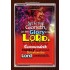 WHOM THE LORD COMMENDETH   Large Frame Scriptural Wall Art   (GWARISE3190)   "25x33"