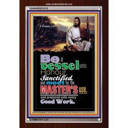 A VESSEL UNTO HONOUR   Bible Verses Poster   (GWARISE3310)   "25x33"