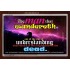 UNDERSTANDING   Inspirational Bible Verse Framed   (GWARISE3351)   "33x25"