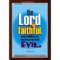 THE LORD IS FAITHFUL   Bible Verses Frame for Home Online   (GWARISE3426)   