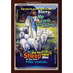 THEY KNOW HIS VOICE   Contemporary Christian Poster   (GWARISE3504)   