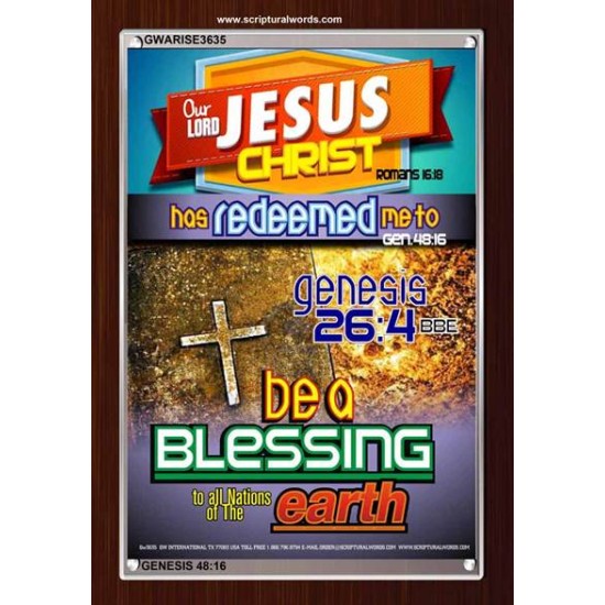 TO BE A BLESSING   Bible Verses    (GWARISE3635)   