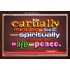 BE SPIRITUALLY MINDED   Custom Frame Scripture Art   (GWARISE3704)   "33x25"