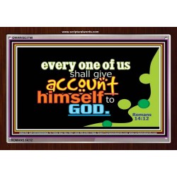 YOU SHALL GIVE ACCOUNT   Frame Scriptural Dcor   (GWARISE3798)   