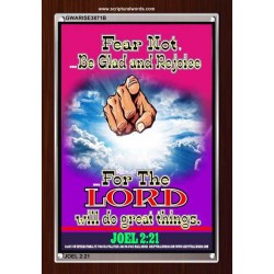 THE LORD WILL DO GREAT THINGS   Christian Framed Wall Art   (GWARISE3871B)   