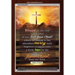 ABUNDANT MERCY   Christian Quote Framed   (GWARISE3907)   