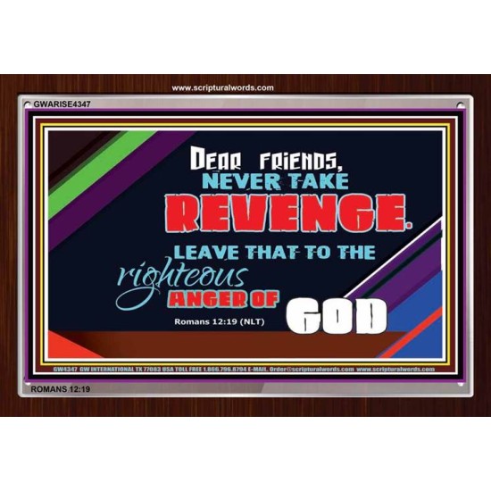 VENGEANCE BELONGS TO GOD   Frame Scriptures Dcor   (GWARISE4347)   