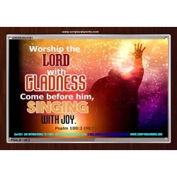 WORSHIP THE LORD   Art & Wall Dcor   (GWARISE4361)   