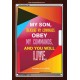 YOU WILL LIVE   Bible Verses Frame for Home   (GWARISE4788)   