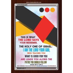 WHAT IS GOOD FOR YOU   Bible Verse Frame   (GWARISE4829)   "25x33"