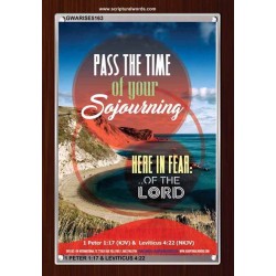 TIME OF YOUR SOJOURNING   Printable Bible Verses to Frame   (GWARISE5163)   