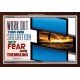 WORK OUT YOUR SALVATION   Biblical Art Acrylic Glass Frame   (GWARISE5312)   