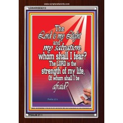 THE LORD IS MY LIGHT   Contemporary Christian Paintings Acrylic Glass frame   (GWARISE6313)   
