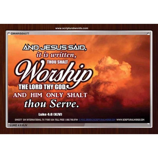 WORSHIP   Home Decor Art   (GWARISE6377)   