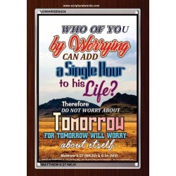 A SINGLE HOUR TO HIS LIFE   Bible Verses Frame Online   (GWARISE6434)   "25x33"