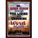 BE BORN AGAIN   Bible Verses Poster   (GWARISE6496)   