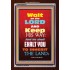 WAIT ON THE LORD   Bible Verses Wall Art Acrylic Glass Frame   (GWARISE6535)   "25x33"