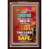TRUST ONLY IN THE LORD   Framed Restroom Wall Decoration   (GWARISE6606)   "25x33"
