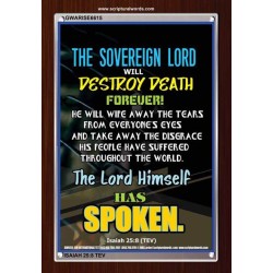 THE SOVEREIGN LORD   Framed Office Wall Decoration   (GWARISE6615)   