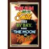 THE SUN SHALL NOT SMITE THEE   Biblical Paintings Acrylic Glass Frame   (GWARISE6656)   "25x33"