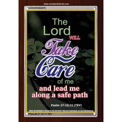 THE LORD WILL TAKE CARE OF ME   Inspirational Bible Verse Frame   (GWARISE6679)   