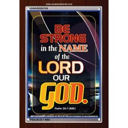 THE LORD OUR GOD   Bible Verses Frame Online   (GWARISE6709)   