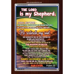 THE LORD IS MY SHEPHERD   Inspiration Wall Art Frame   (GWARISE6910)   