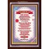 THE LORDS PRAYER   Bible Scriptures on Forgiveness Acrylic Glass Frame   (GWARISE6915)   "25x33"