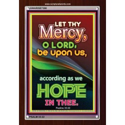 THY MERCY    Inspirational Wall Art Poster   (GWARISE7390)   
