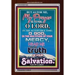 THE TRUTH OF YOUR SALVATION   Bible Verses Frame for Home Online   (GWARISE7444)   
