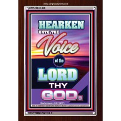 THE VOICE OF THE LORD   Christian Framed Wall Art   (GWARISE7468)   