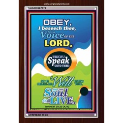 THE VOICE OF THE LORD   Contemporary Christian Poster   (GWARISE7574)   