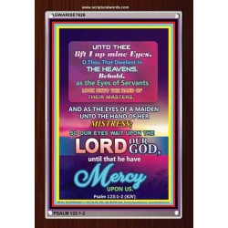 THE LORD OUR GOD   Modern Christian Wall Dcor Frame   (GWARISE7626)   