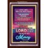 THE LORD OUR GOD   Modern Christian Wall Dcor Frame   (GWARISE7626)   "25x33"