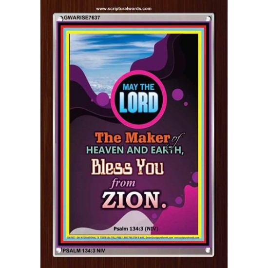 THE MAKER OF HEAVEN AND EARTH   Contemporary Christian Poster   (GWARISE7637)   